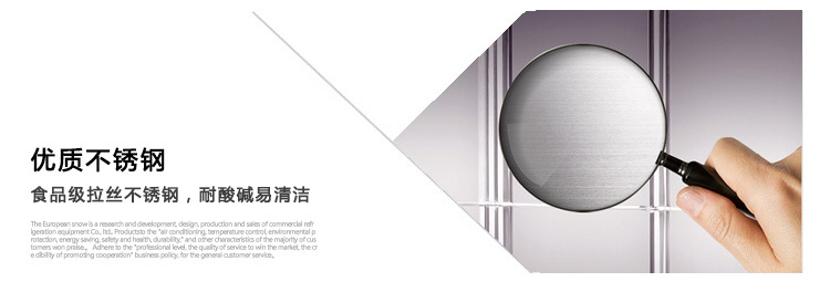 標(biāo)準(zhǔn)款六門廚房不銹鋼立柜冷凍柜 悅優(yōu)美商用冰箱冷柜冷藏陳列柜