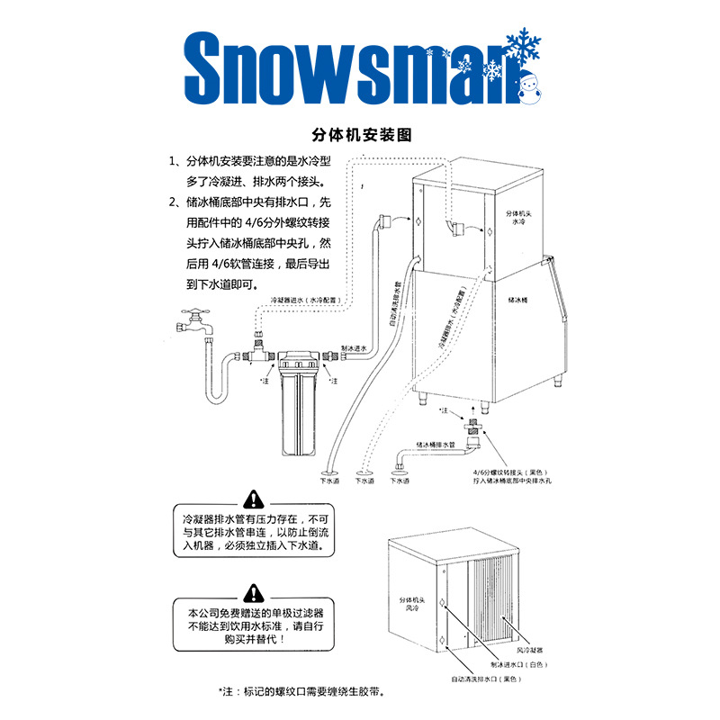 供應(yīng)350KG雪人制冰機SD-750 商用制冰機 酒吧制冰機 方塊冰制冰機