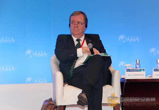 主持人澳大利亞主權(quán)財(cái)富基金主席、前副總理兼財(cái)長 Peter Costello