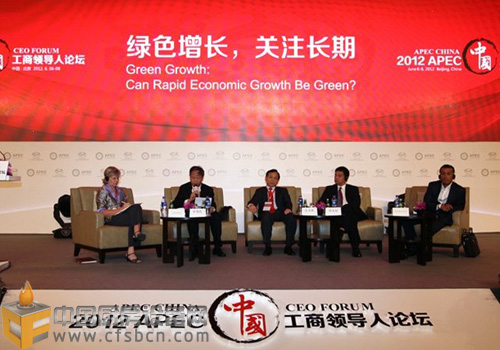 APEC中國工商領導人論壇“全體會議：綠色增長，關注長期”現場圖片